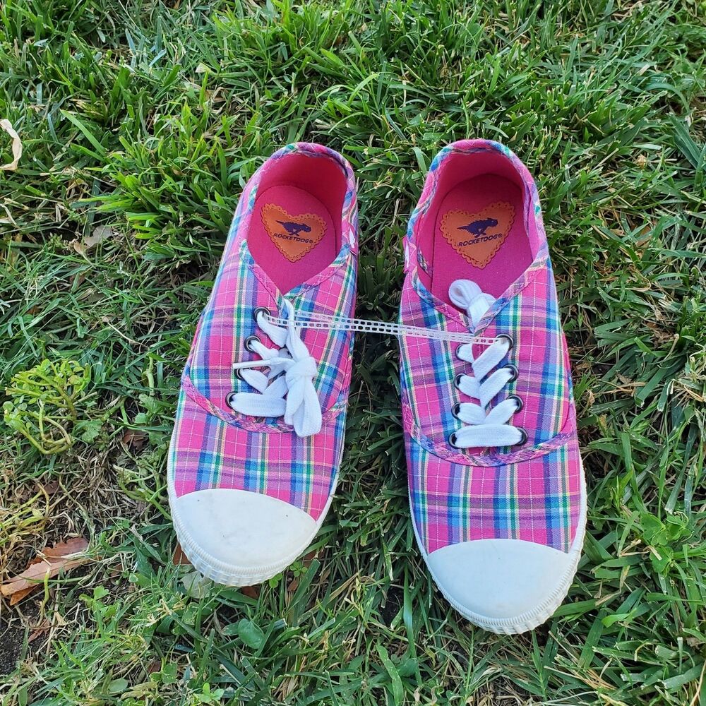 Rocket Dog Toddler Girls Canvas Lace Up Casual Sneakers, Pink Bubblegum, Size 10